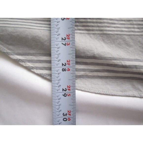 Men J Crew Stripe Button 100% Cotton Long Sleeve Shirt Sz M (MT437) - Picture 4 of 9